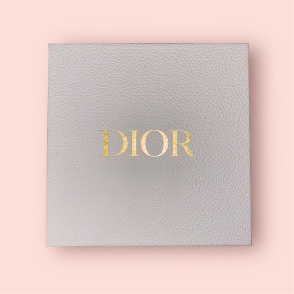 Dior | Classic Medium White Gift Box with Gold Lettering | 8.5 x 8.5 x 5” - Picture 2 of 2